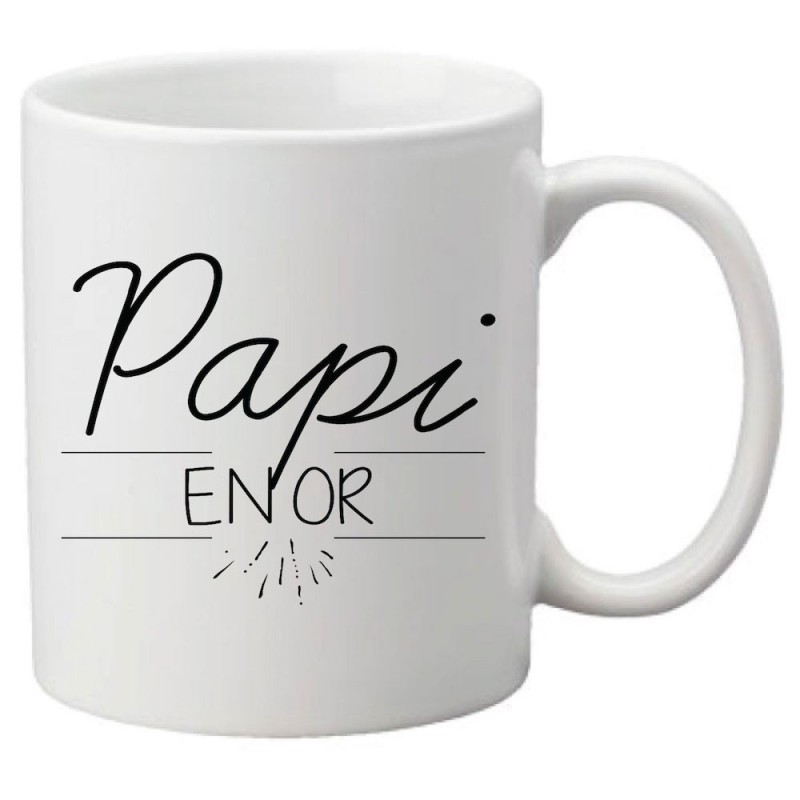 Mug tasse céramique imprimé citation humour illustration citation Papi en or