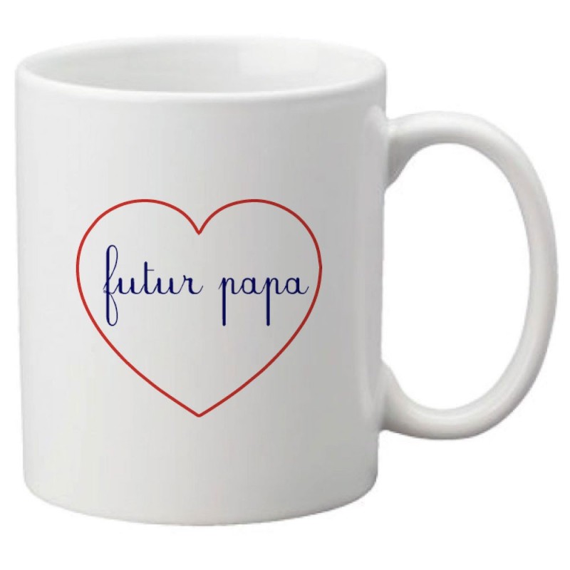 Mug tasse céramique imprimé citation humour illustration citation Futur papa