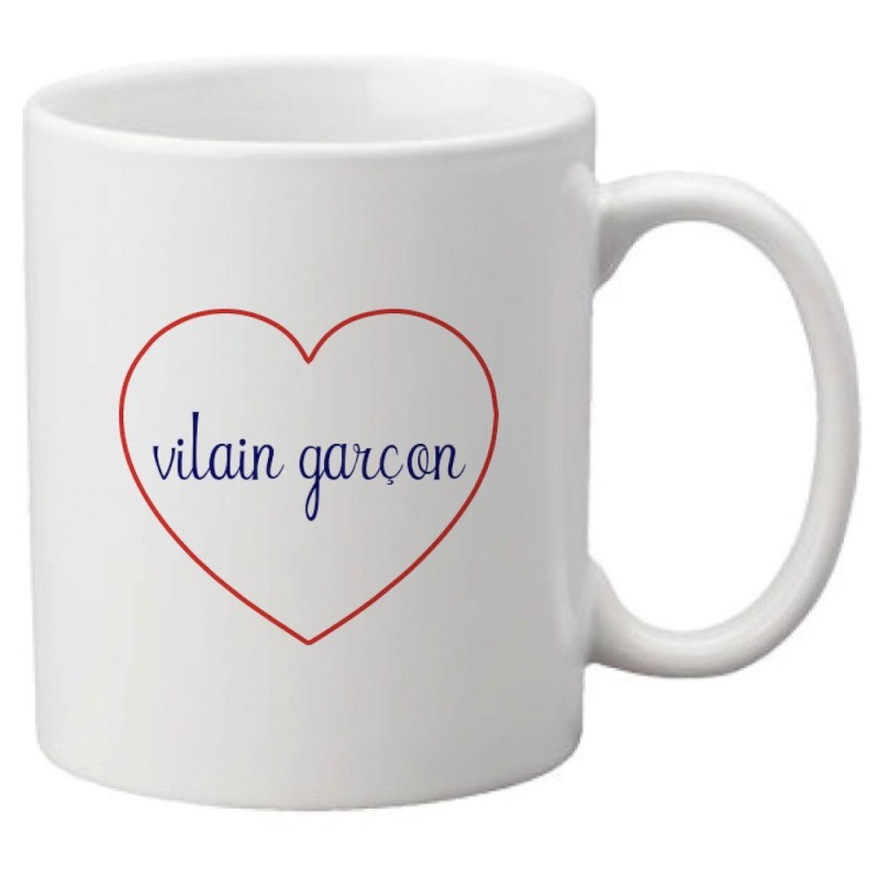 Mug tasse céramique imprimé citation humour illustration citation Vilain garçon