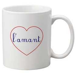 Mug tasse céramique imprimé citation humour illustration citation L'amant