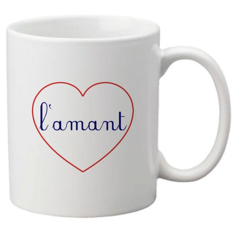 Mug tasse céramique imprimé citation humour illustration citation L'amant