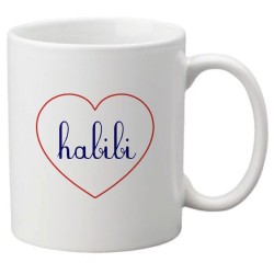 Mug tasse céramique imprimé citation humour illustration citation Habibi