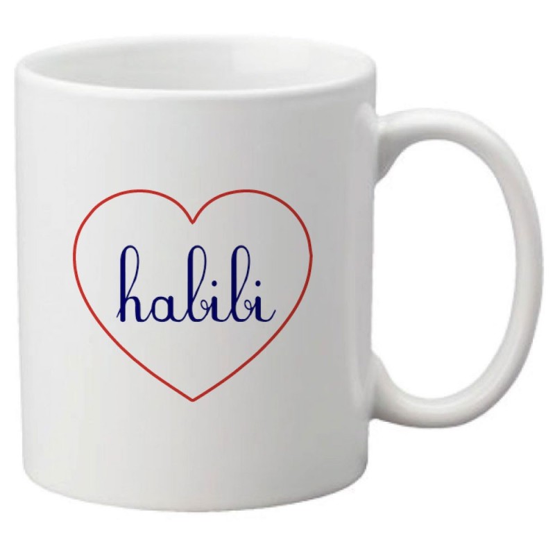 Mug tasse céramique imprimé citation humour illustration citation Habibi