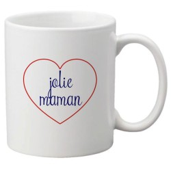 Mug tasse céramique imprimé citation humour illustration jolie maman