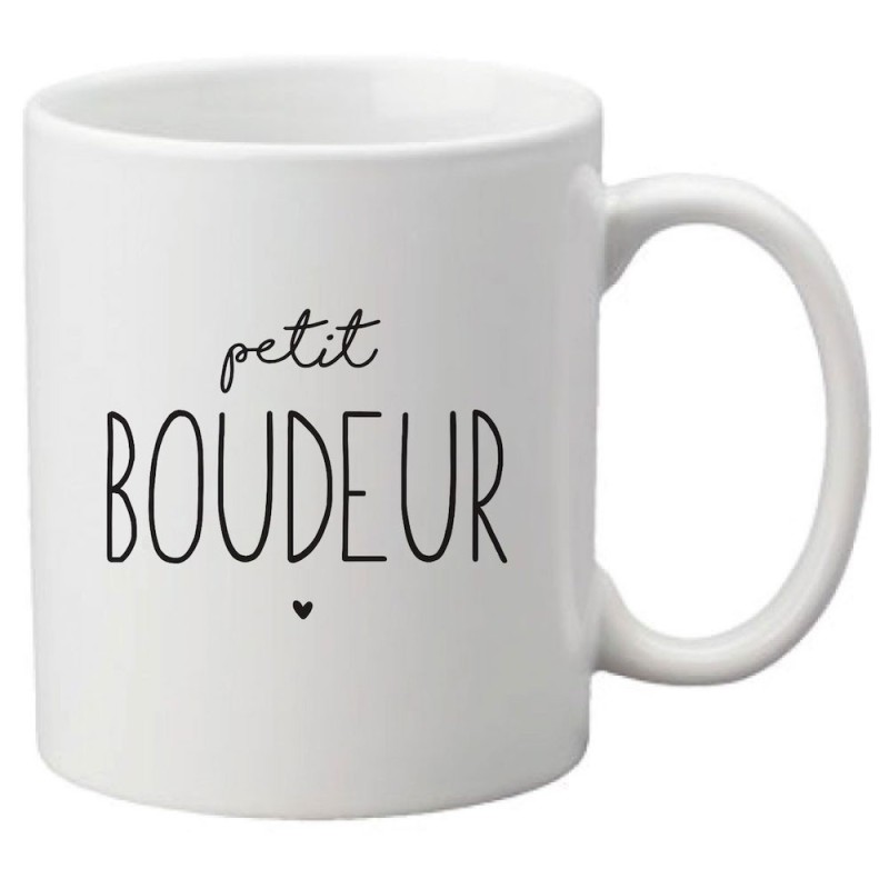 Mug tasse céramique imprimé citation humour illustration Petit boudeur