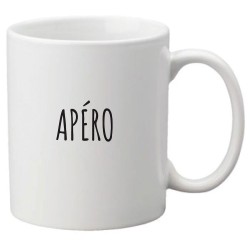 Mug tasse céramique imprimé citation Humour Apéro