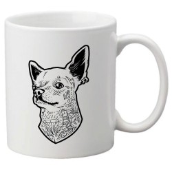 Mug tasse céramique imprimé citation Humour chien tatoué