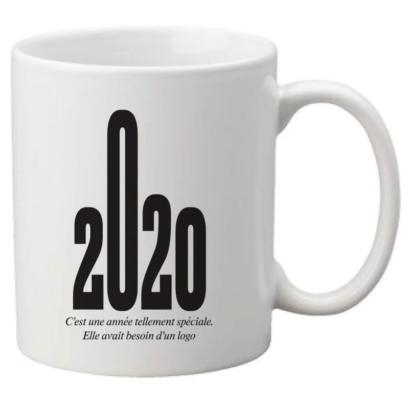 Mug tasse céramique imprimé citation Humour 2020 fuck