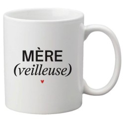 Mug tasse céramique imprimé citation Humour Fête des mères Mèreveilleuse