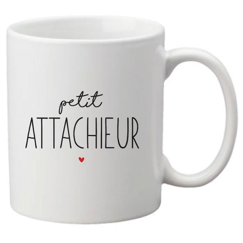 Mug tasse céramique imprimé citation Humour petit attachieur