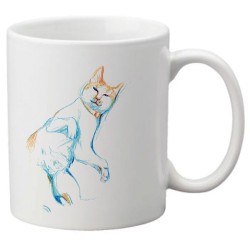 Mug tasse céramique imprimé illustration Chat