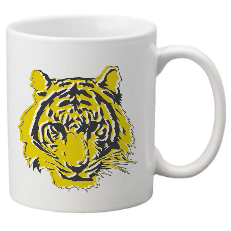 Mug tasse céramique imprimé illustration Tigre