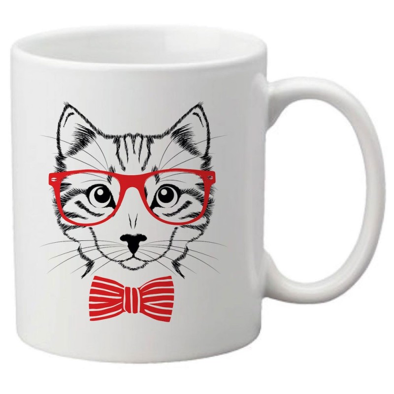 Mug tasse céramique imprimé illustration Chat