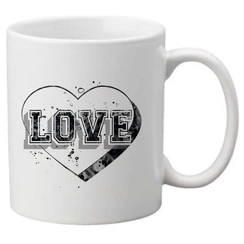 Mug tasse céramique imprimé illustration Love