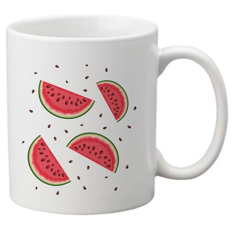 Mug tasse céramique imprimé illustration Pasteque
