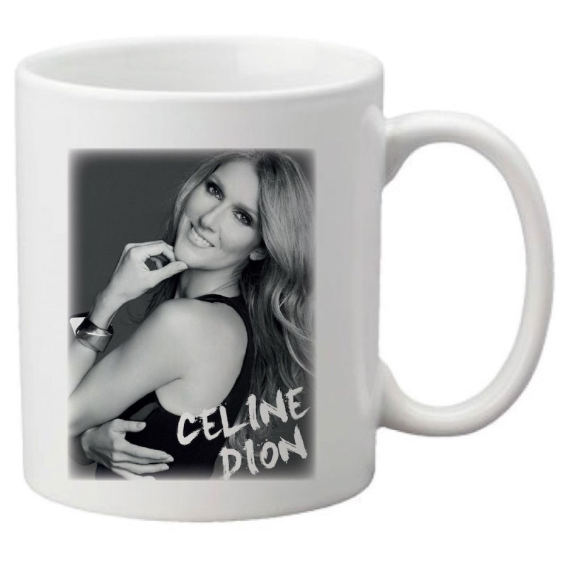 Mug tasse céramique imprimé illustration Celine dion