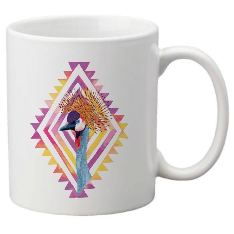 Mug tasse céramique imprimé illustration Oiseau design
