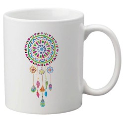 Mug tasse céramique imprimé illustration Attrape reve