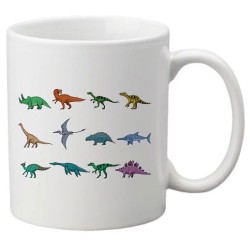 Mug tasse céramique imprimé illustration citation illustration Dinosaure