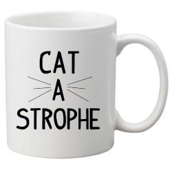 Mug tasse céramique imprimé illustration citation chat Cat a stophe