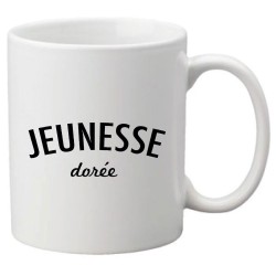Mug tasse céramique imprimé illustration citation Jeunesse dorée