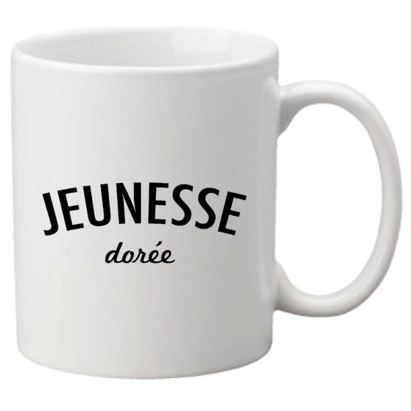 Mug tasse céramique imprimé illustration citation Jeunesse dorée