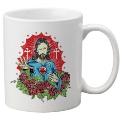Mug tasse céramique imprimé illustration citation Jesus