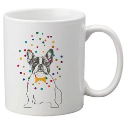 Mug tasse céramique imprimé illustration citation Chien cirque