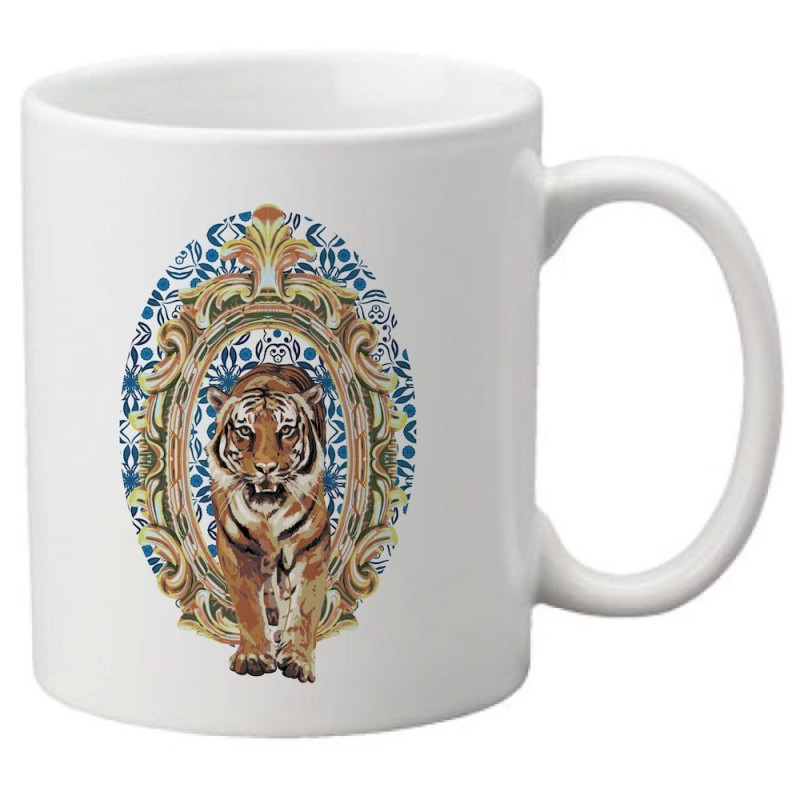 Mug tasse céramique imprimé illustration citation Tigre
