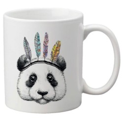 Mug tasse céramique imprimé illustration citation Panda indien