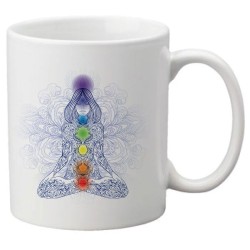 Mug tasse céramique imprimé illustration citation Chakra