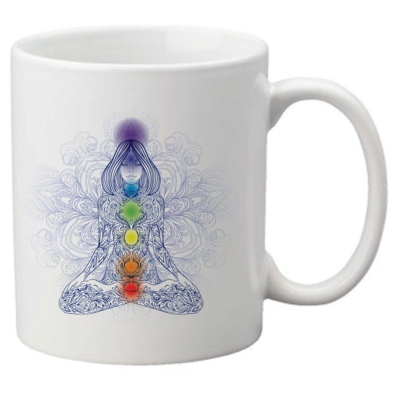 Mug tasse céramique imprimé illustration citation Chakra