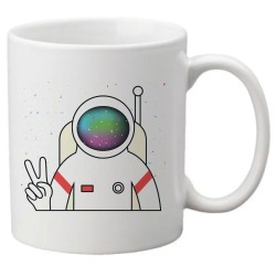 Mug tasse céramique imprimé illustration citation Astronaute