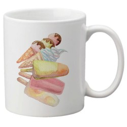 Mug tasse céramique imprimé illustration citation Glaces