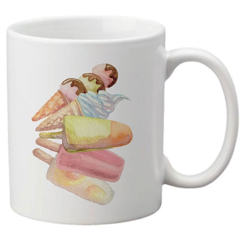 Mug tasse céramique imprimé illustration citation Glaces