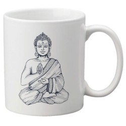 Mug tasse céramique imprimé illustration citation Bouddha