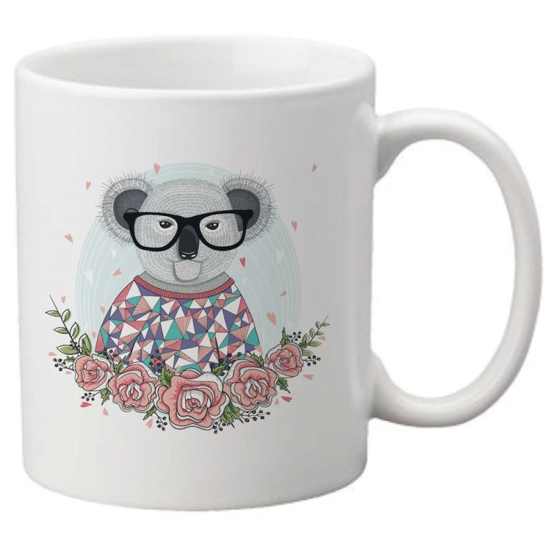 Mug tasse céramique imprimé illustration citation koala