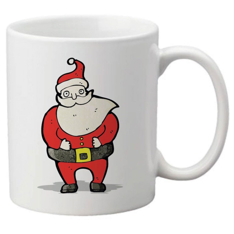 Mug tasse céramique imprimé illustration citation pere noël