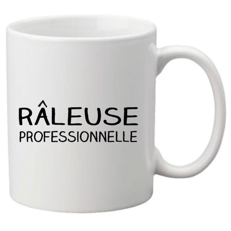 Mug tasse céramique imprimé illustration citation râleuse professionnelle