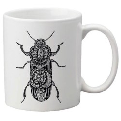 Mug tasse céramique imprimé illustration citation insecte