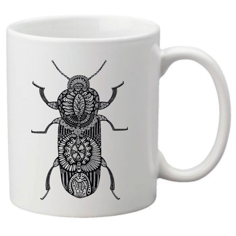 Mug tasse céramique imprimé illustration citation insecte
