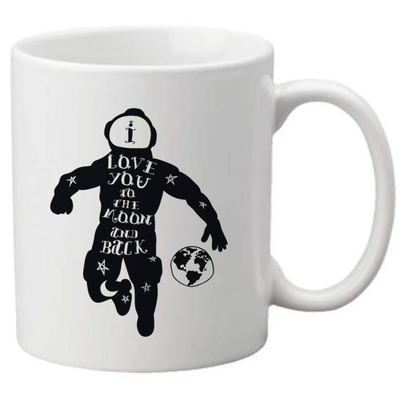 Mug tasse céramique imprimé illustration citation illustration Astronaute