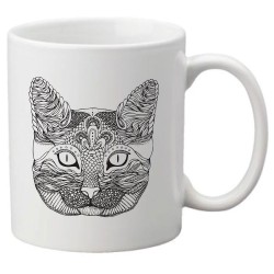 Mug tasse céramique imprimé illustration citation illustration Chat