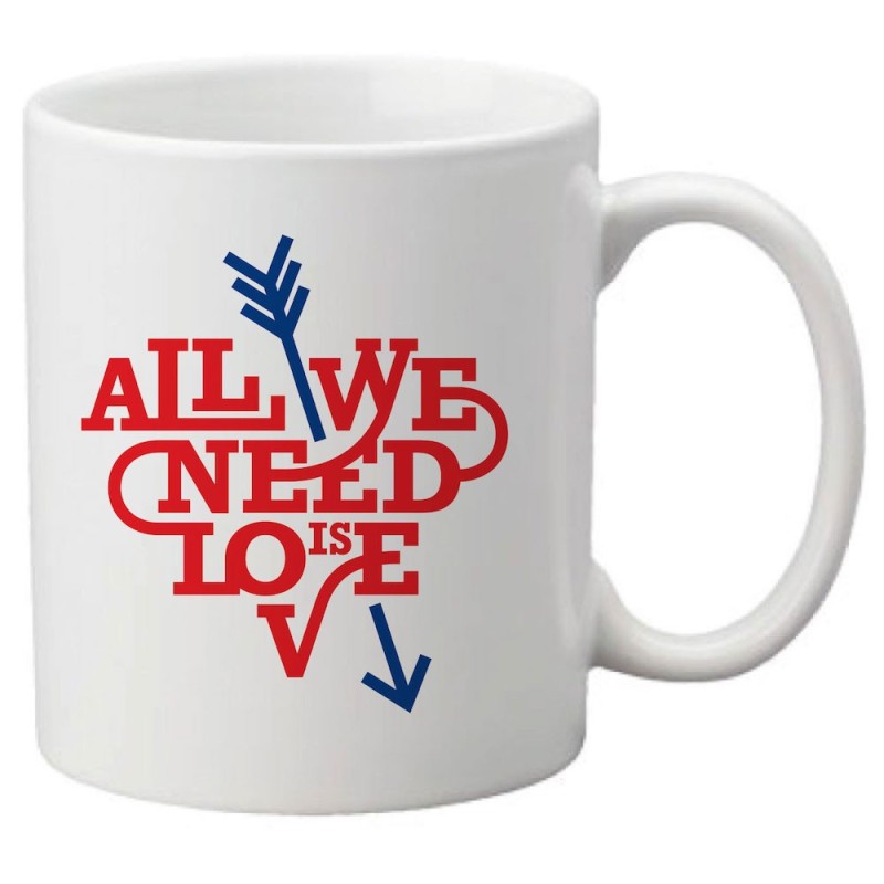 Mug tasse céramique imprimé illustration citation illustration Coeur