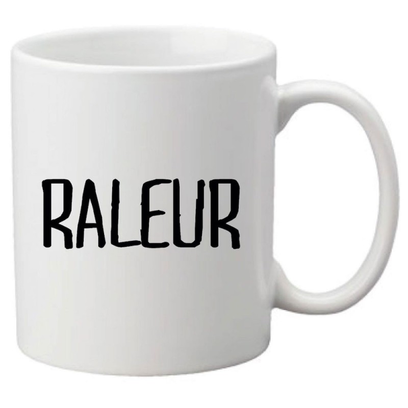 Mug tasse céramique imprimé illustration citation illustration Râleur