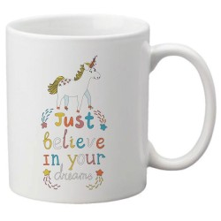 Mug tasse céramique imprimé illustration citation illustration Licorne
