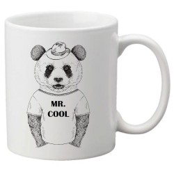 Mug tasse céramique imprimé illustration citation illustration panda