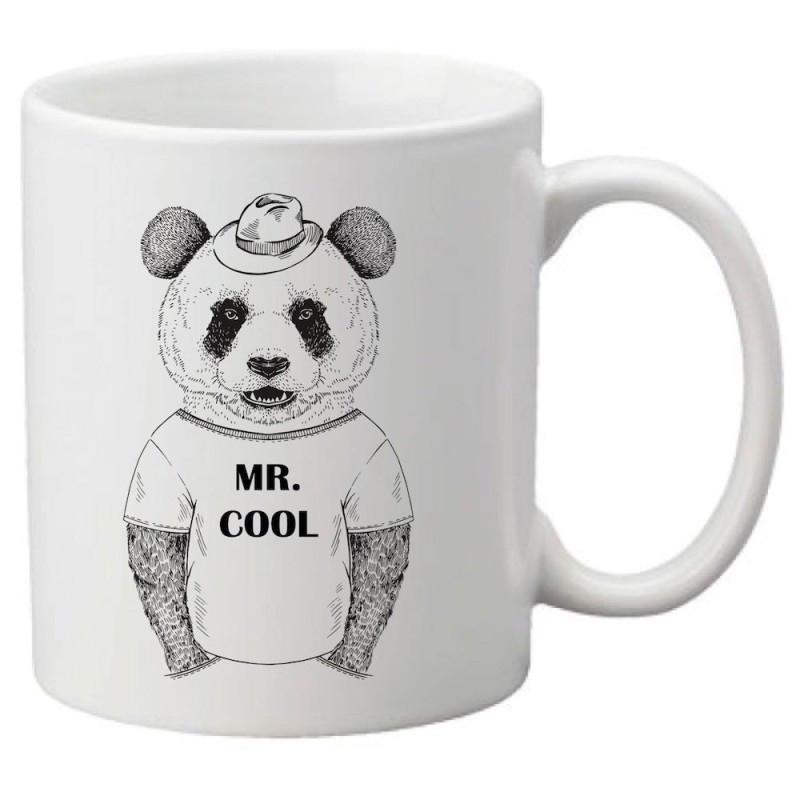 Mug tasse céramique imprimé illustration citation illustration panda