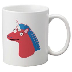 Mug tasse céramique imprimé illustration citation illustration licorne