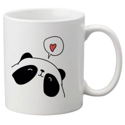 Mug tasse céramique imprimé illustration citation illustration Panda
